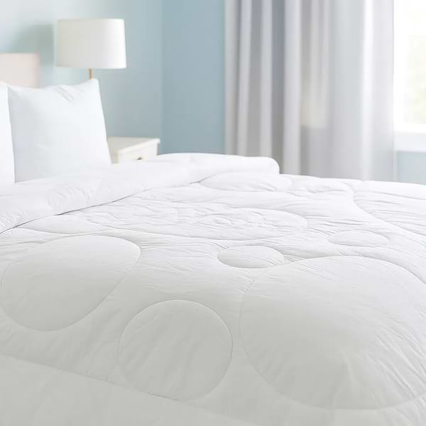 Фото - Одеяло летнее двуспальное евро MirSon EcoSilk №1300 Bianco 200x220 см (2200001527836)