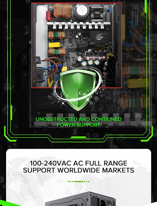 Фото - Блок живлення для ПК Gamemax GX-800