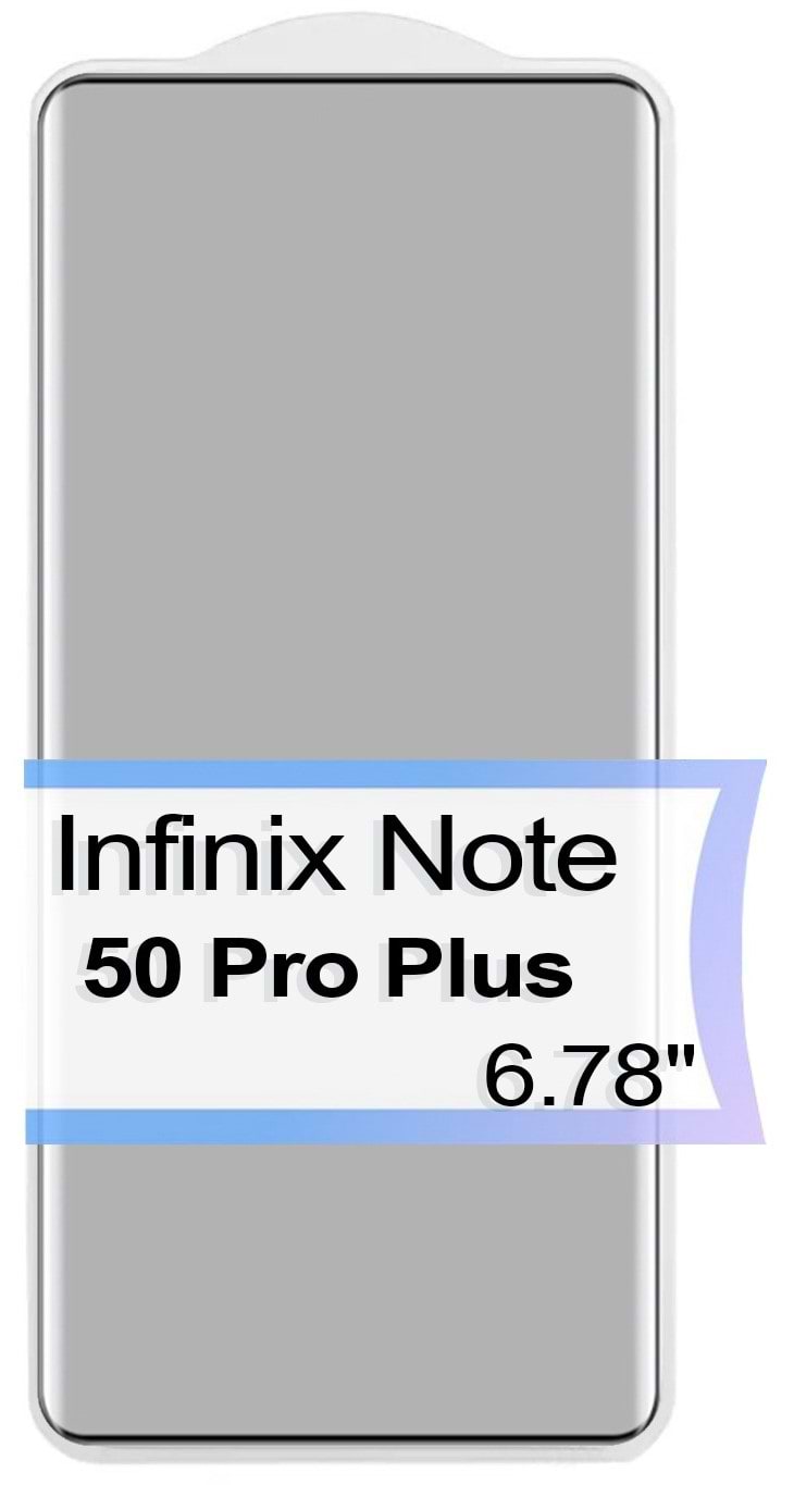 Защитное стекло для смартфона BeCover EDGE for Infinix Note 50 Pro Plus (X6856) Black (713581)