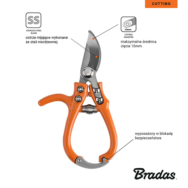 Фото - Секатор BRADAS V-SERIES-D (KT-V1011)