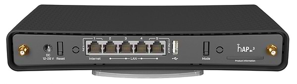 Фото - Маршрутизатор интернет WiFi5 MikroTik hAP ac3 (RBD53iG-5HacD2HnD)