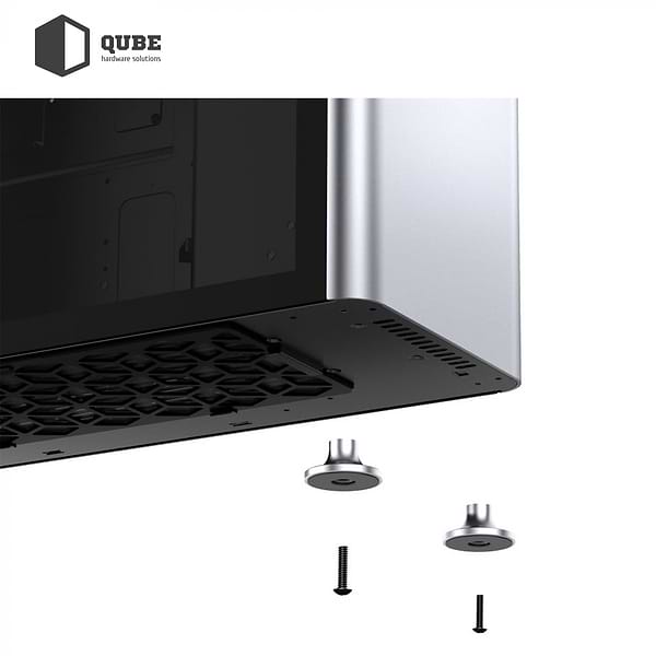 Фото - Корпус QUBE Jonsplus i400-G Silver