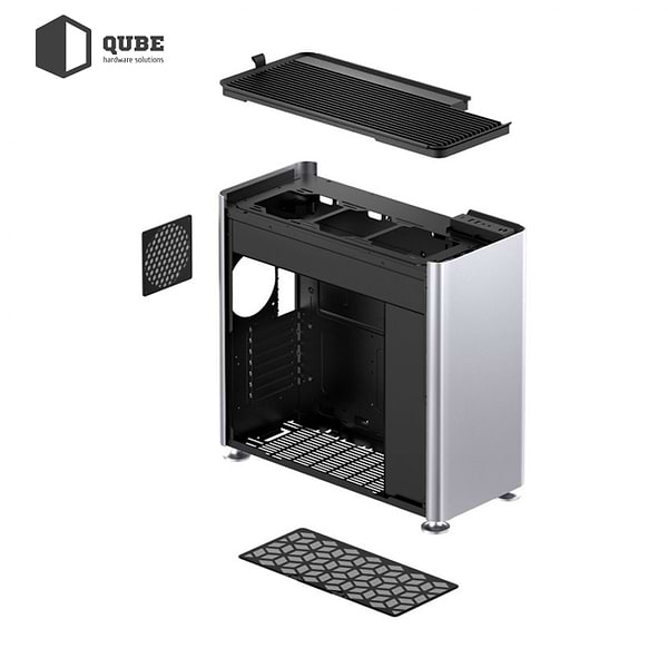 Фото - Корпус QUBE Jonsplus i400-G Silver