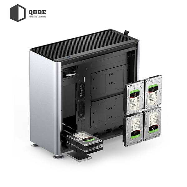 Фото - Корпус QUBE Jonsplus i400-G Silver