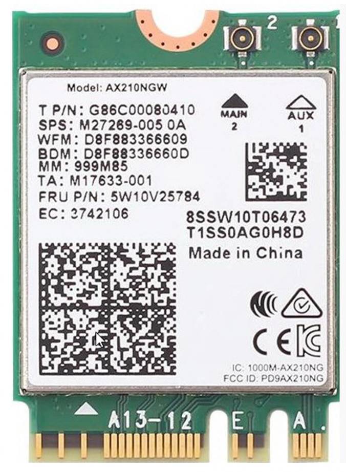 Фото - Адаптер сети WiFi Intel AX210+Adapter