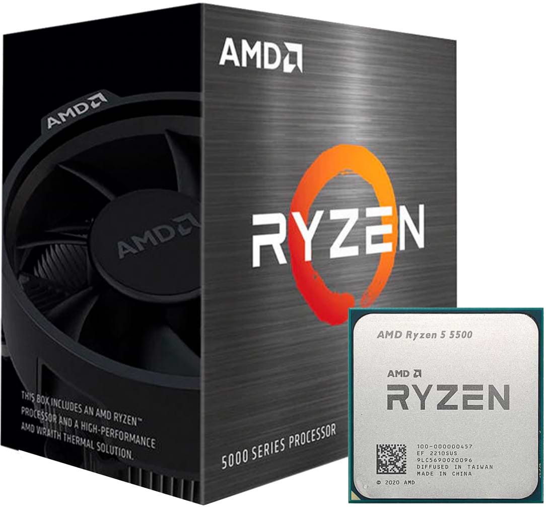 Процессор AMD Ryzen 5 5500 BOX (100-100000457BOX)
