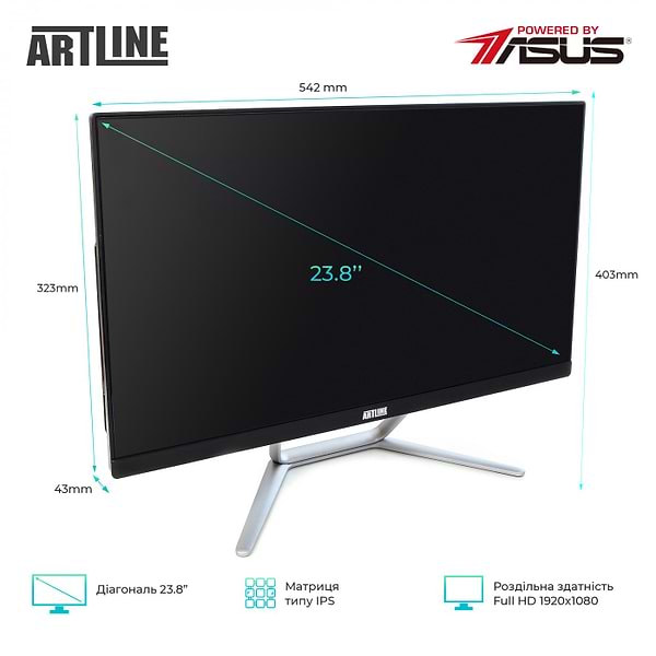 Фото - Комп'ютер-моноблок Artline Home G40 (G40v18Win)