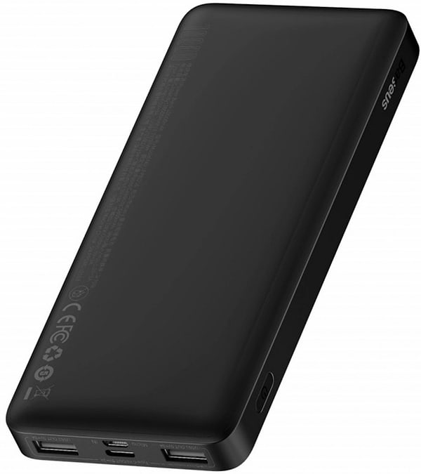 Фото - Батарея мобільна Baseus Bipow 10000mAh 2xUSB+Typ C 15W USB to Micro USB (PPBD050001)
