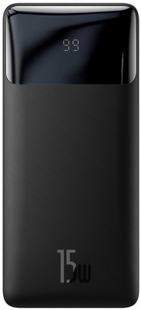 Фото - Батарея мобільна Baseus Bipow 10000mAh 2xUSB+Typ C 15W USB to Micro USB (PPBD050001)
