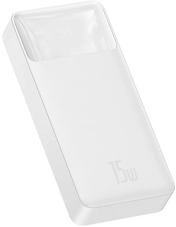 Фото - Батарея мобільна Baseus Bipow 20000mAh 2xUSB+Typ C 15W USB to Micro USB (PPBD050102)