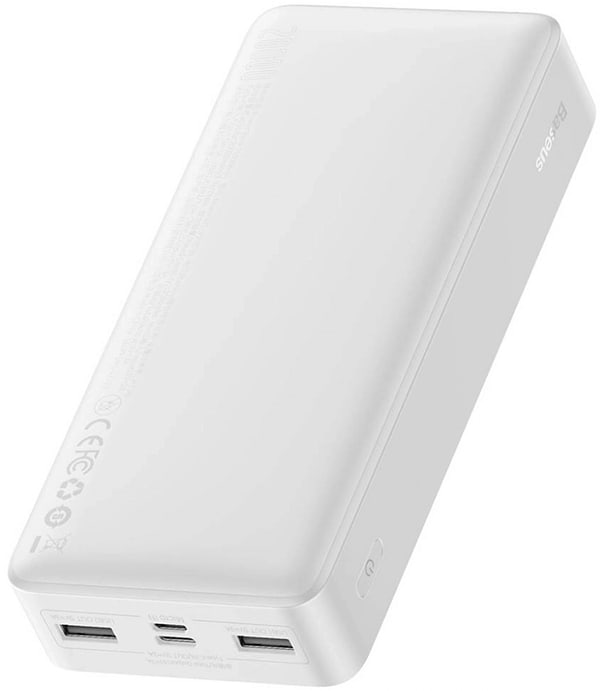Фото - Батарея мобільна Baseus Bipow 20000mAh 2xUSB+Typ C 15W USB to Micro USB (PPBD050102)