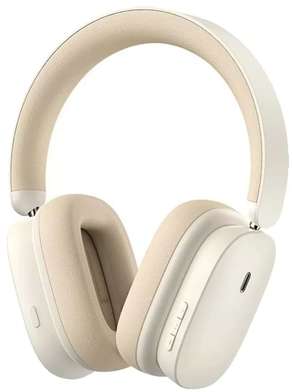 Фото - Навушники повнорозмірні бездротові Baseus Bowie H1 Creamy-White (NGTW230002)
