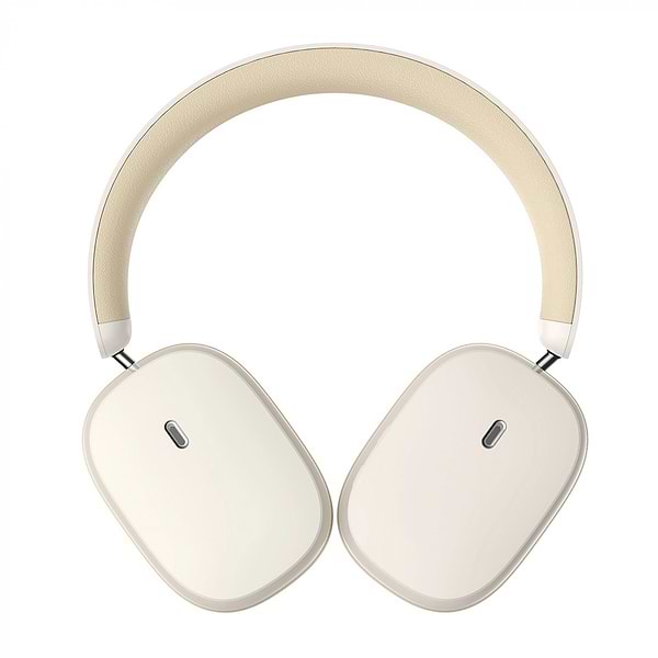 Фото - Навушники повнорозмірні бездротові Baseus Bowie H1 Creamy-White (NGTW230002)