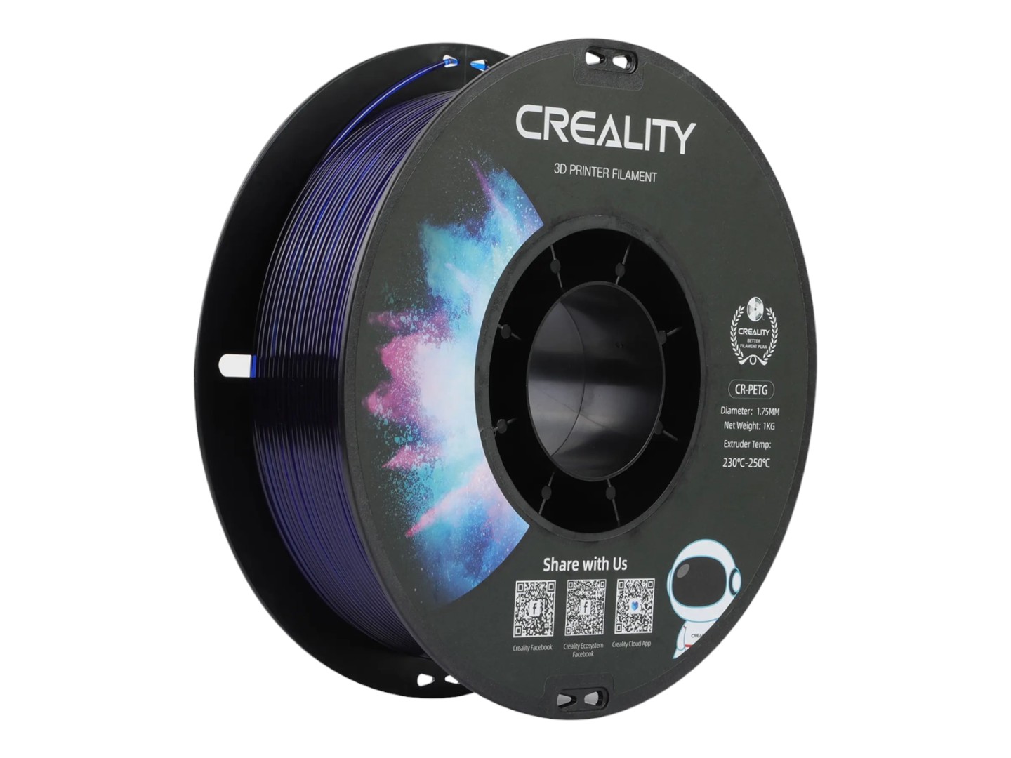 Нитка для PETG-картриджа Creality Filament 1.75 мм (3301030036) - Фото 1