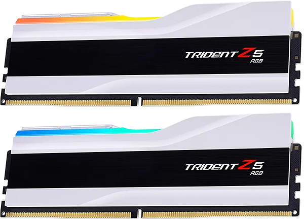 Фото - Память DDR G.Skill Trident Z5 RGB White DDR5-6400 32GB (F5-6400J3239G16GX2-TZ5RW)