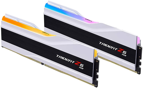 Фото - Память DDR G.Skill Trident Z5 RGB White DDR5-6400 32GB (F5-6400J3239G16GX2-TZ5RW)
