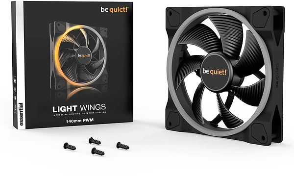 Фото - Корпусний вентилятор Be quiet! Light Wings 140 мм PWM (BL074)