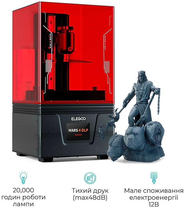 Фото - 3-D принтер Elegoo Mars 4 DLP