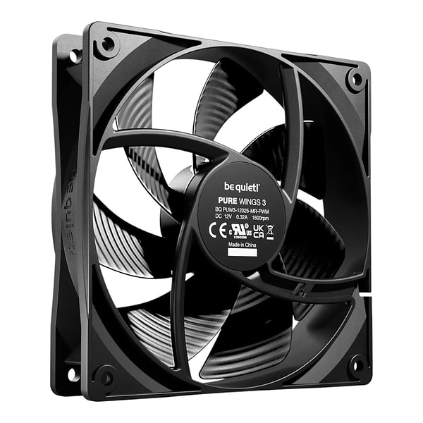 Фото - Корпусний вентилятор Be quiet! Pure Wings 3 120mm PWM (BL105)