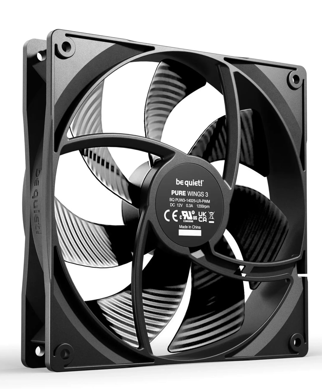 Корпусний вентилятор Be quiet! Pure Wings 3 140mm PWM (BL108)