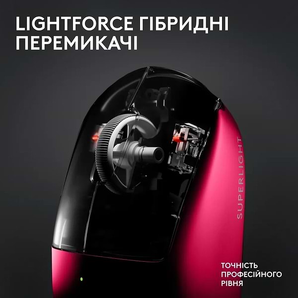 Фото - Миша бездротова ігрова Logitech G Pro X Superlight 2 LightSpeed Magenta (910-006797)
