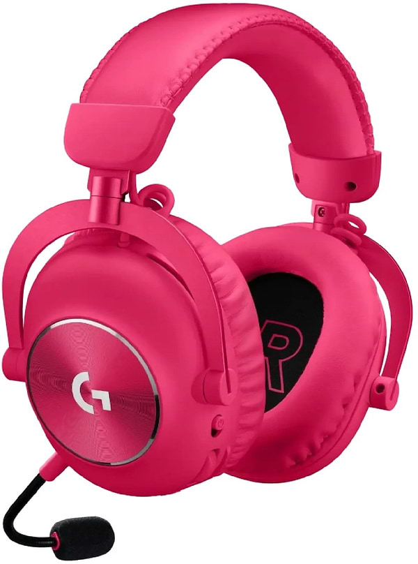 Фото - Гарнітура бездротова ігрова Logitech G PRO X 2 LightSpeed Wireless Magenta (981-001275)