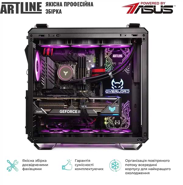 Фото - Системний блок Artline Overlord GT502 (GT502v62)