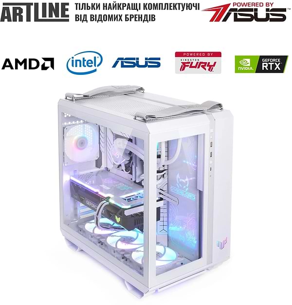 Фото - Системний блок Artline Overlord GT502 (GT502v58w)