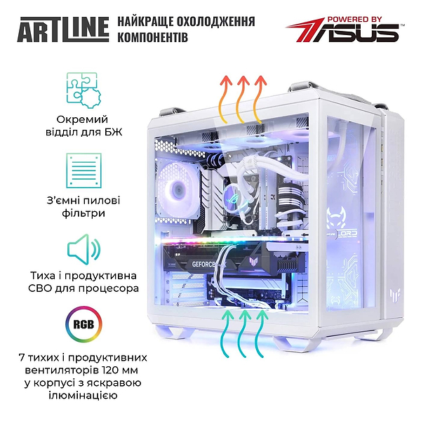 Фото - Системний блок Artline Overlord STRIX Windows 11 Pro (STRIXv143Winw)