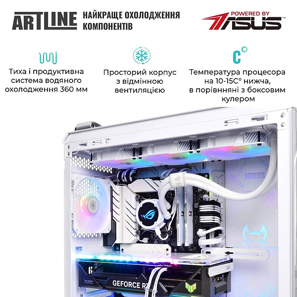 Фото - Системний блок Artline Overlord STRIX Windows 11 Pro (STRIXv143Winw)