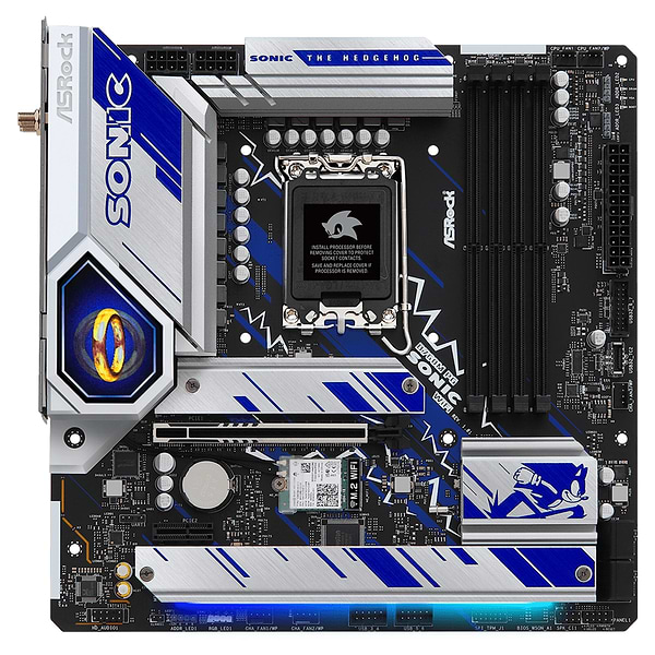 Фото - Материнская плата ASRock B760M PG SONIC WIFI DDR5