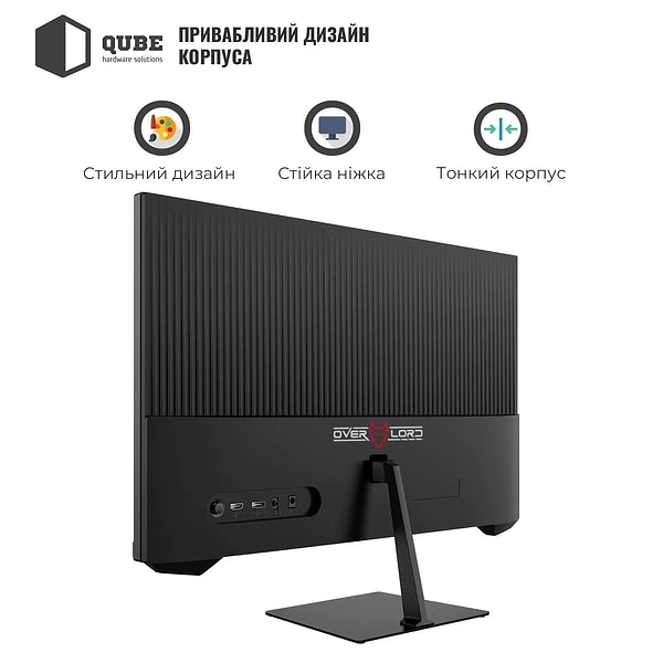 Фото - Монітор ігровий QUBE Overlord G25F180
