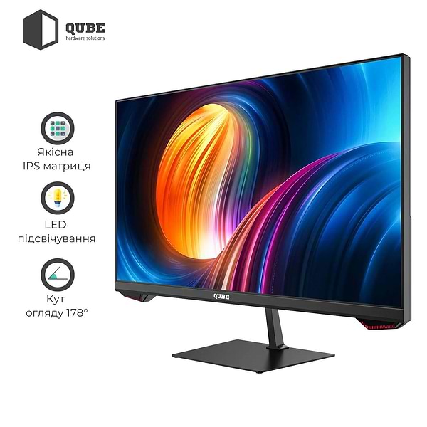 Фото - Монітор ігровий QUBE Overlord G25F180