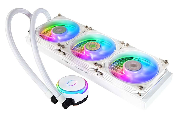 Фото - Водяная система охлаждения Cooler Master MasterLiquid PL360 Flux White (MLY-D36M-A23PZ-RW)