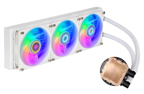 Фото - Водяная система охлаждения Cooler Master MasterLiquid PL360 Flux White (MLY-D36M-A23PZ-RW)