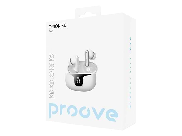 Фото - Навушники вкладиші бездротові TWS Proove Orion SE White
