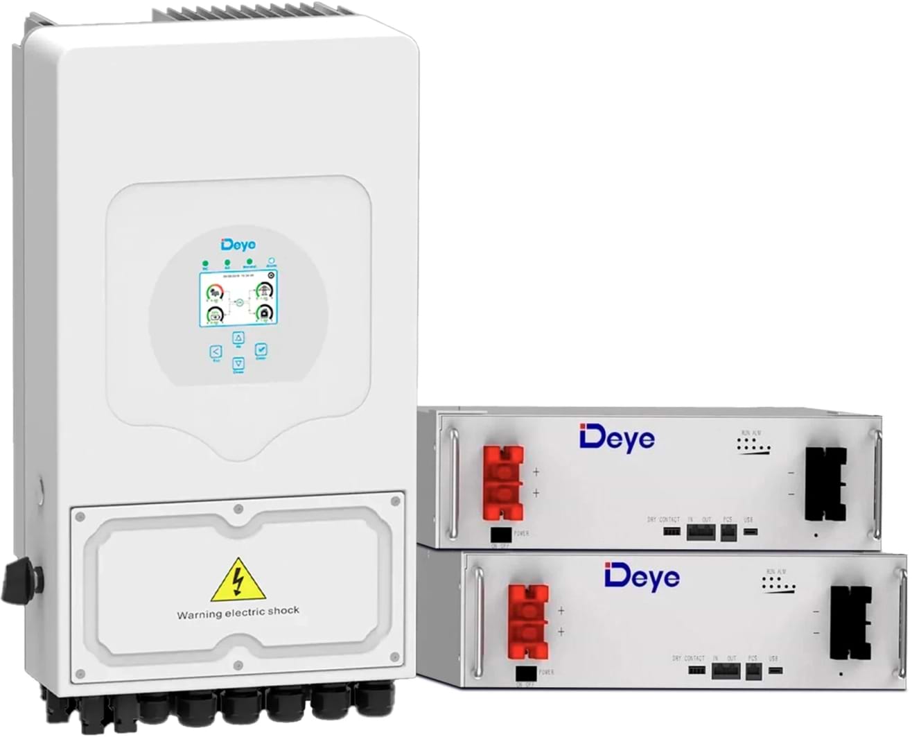 Система хранения энергии Deye SUN-6K-SG03LP1-EU-2DE10.24K-LFP