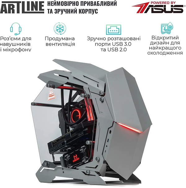 Фото - Системний блок Artline Gaming MOD (MODv35)