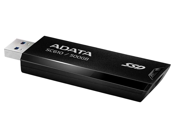 Фото - SSD-накопитель внешний ADATA SD610 500GB USB 3.2 (SC610-500G-CBK/RD)