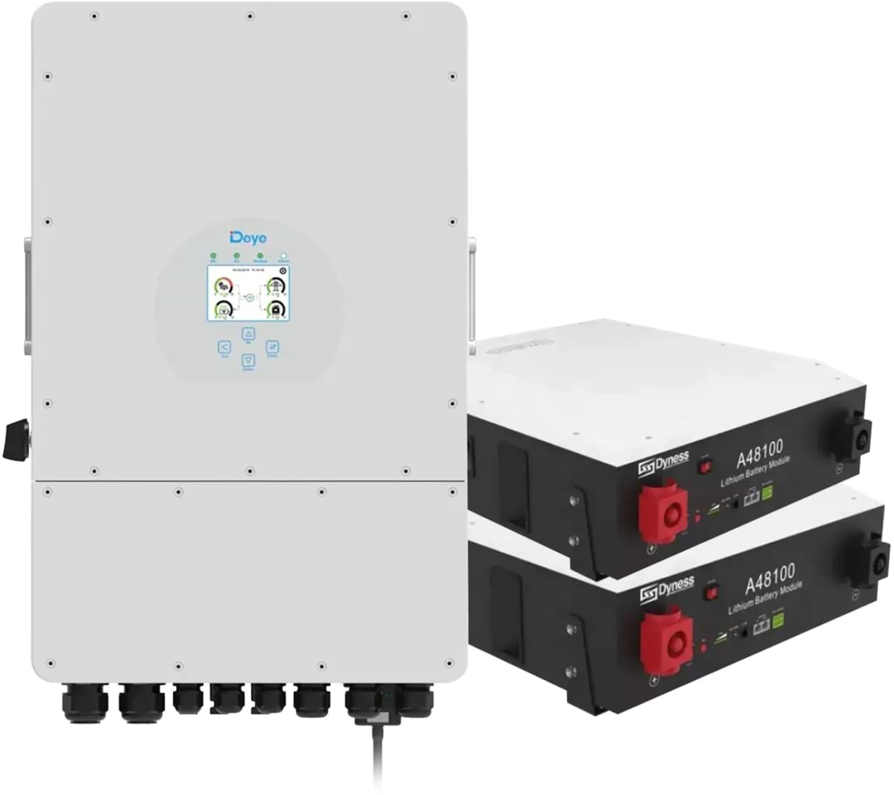 Система хранения энергии Deye SUN-10K-SG04LP3-EU-2DY9.6K-LFP-W