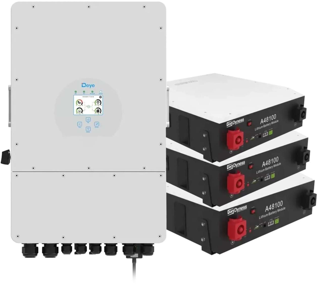 Система хранения энергии Deye SUN-12K-SG04LP3-EU-3DY14.4K-LFP-W