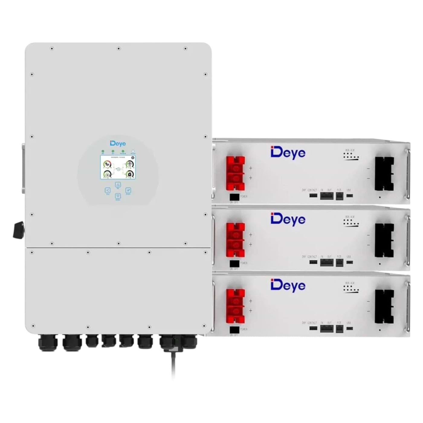 Система хранения энергии Deye SUN-8K-SG01LP1-EU-3DE15.36K-LFP