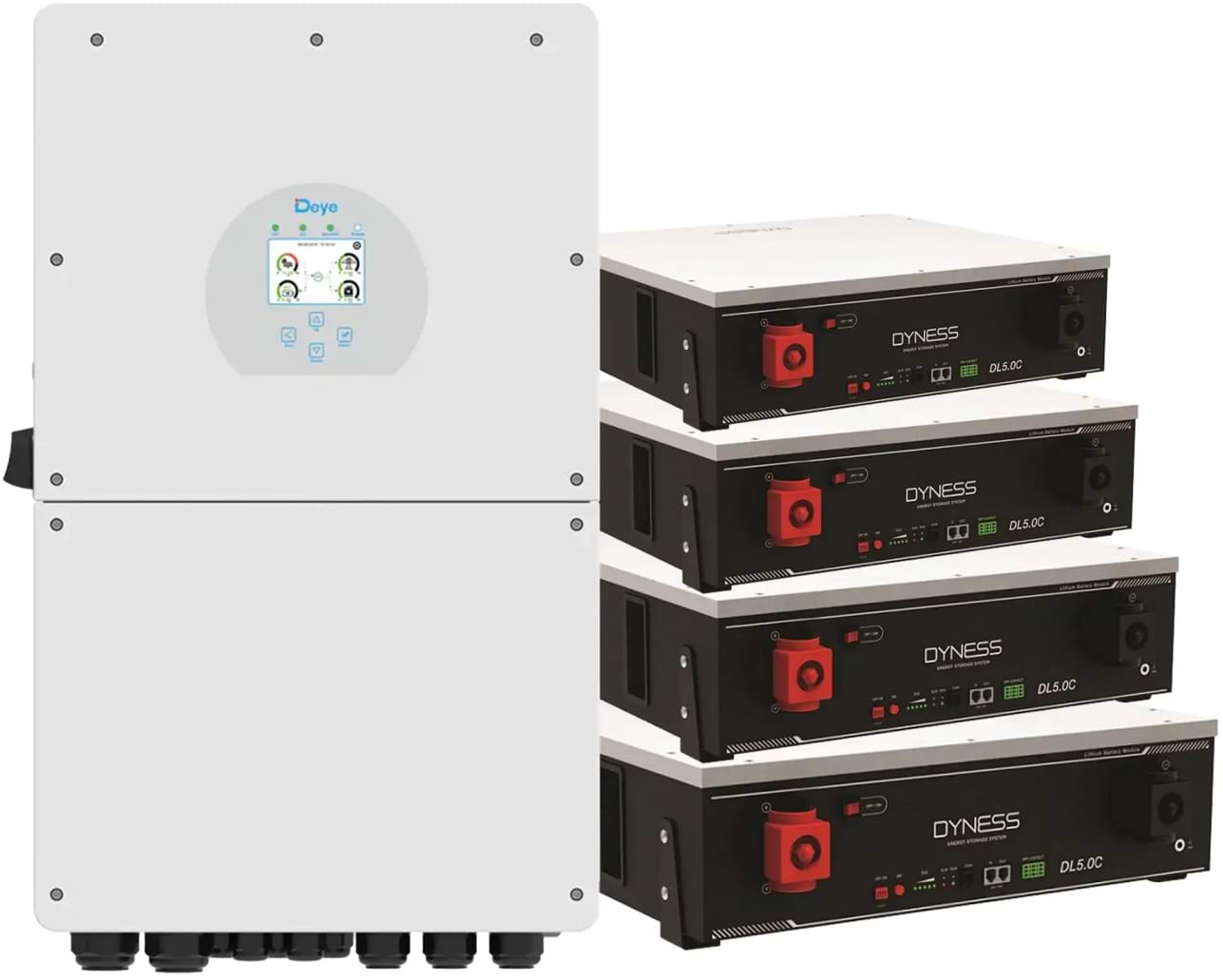 Система хранения энергии Deye SUN-16K-SG01LP1-EU-4DY20.48K-LFP-W