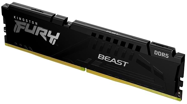 Фото - Память DDR Kingston DDR5 2x16GB/6400 Fury Beast Black (KF564C32BBK2-32)