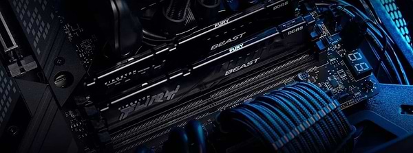 Фото - Память DDR Kingston FURY Beast Black DDR5-6000 32GB (2x16GB) (KF560C30BBEK2-32)