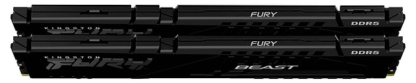 Фото - Память DDR Kingston FURY Beast Black DDR5 6400 32GB (2x16GB) (KF564C32BBEK2-32)