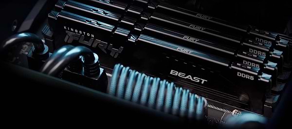 Фото - Память DDR Kingston FURY Beast Black DDR5 6400 32GB (2x16GB) (KF564C32BBEK2-32)