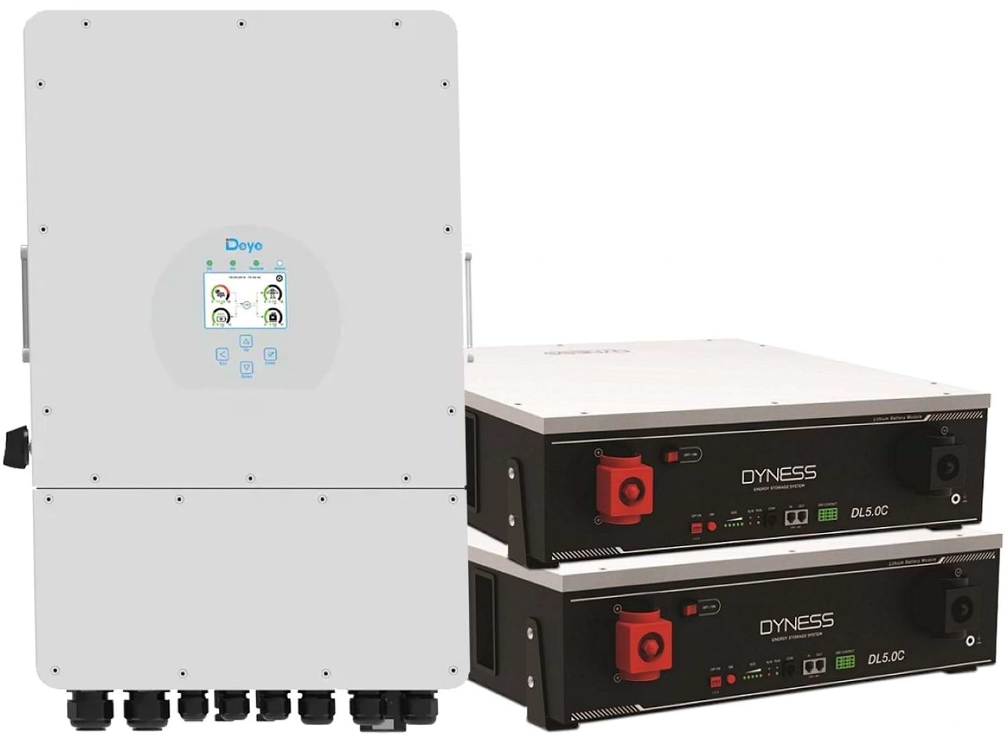 Система хранения энергии Deye SUN-5K-SG03LP1-EU-2DY10.24K-LFP-W