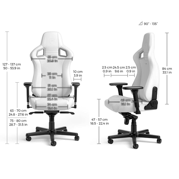 Фото - Кресло для геймеров Noblechairs Epic White Edition (NBL-EPC-PU-WED)