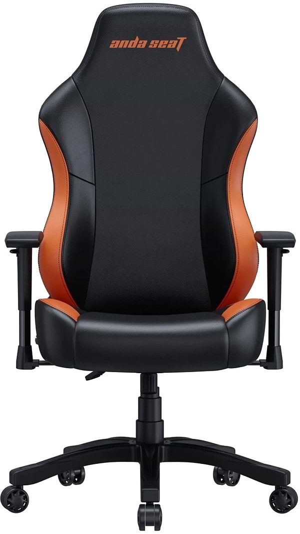 Фото - Крісло для геймерів Anda Seat Luna Size L Black/Orange PVC (AD18-48-BO-PV)